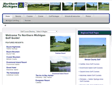 Tablet Screenshot of golfmichigan.net